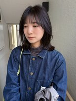 ローレンジウ(LOREN JU) 着物ヘア/ダークアッシュ/ミディアムレイヤーカット/名古屋名駅