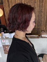 コレットヘア(Colette hair) 【Ayako】チェリーレッド×ミニボブ