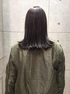 ヘアサロン ドットプラス 町田店(dot. plus) サロンワーク×外ハネボブ×ダークブラウン2【町田】