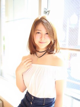 美容室 リーフ 竜南店(LeaF) 耳かけもアレンジ自在ミディアム