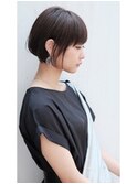 シンプルに、オシャレ可愛いコンパクトボブ。