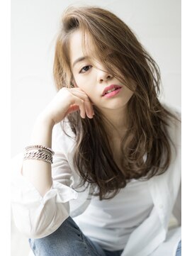 アッシュ 祐天寺店(Ash) 外国人風ほつれウェーブかきあげロング