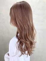 アイティー バイ アルバム 中野店(IT by ALBUM)&nbsp;ピンクベージュ_ローライトスリークボブ厚めバング_ba286452