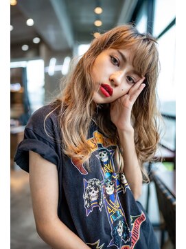 オースティン 流山おおたかの森(AUSTIN) 大人かわいい前髪セシルカットココアブラウンフリンジウェーブ