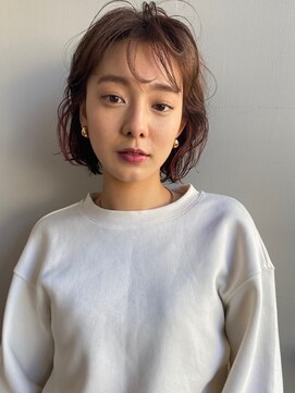 ブラウヘアアンドケア(care) 上品大人インナーカラー