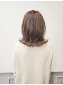 ミディアムレイヤー×バイオレットベージュ☆