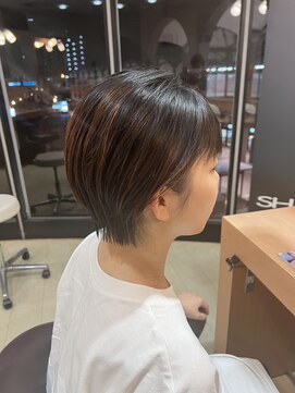 シャンプーボーイ 佐世保駅前店(SHAMPOO BOY) 丸みショートボブ
