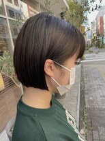 アンリアル(ANREAL) ダークアッシュラインボブ【髪質改善/デザインカラー】