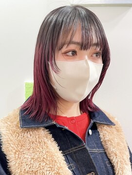 デート 下北沢(DATE) ダブルカラーミルクティーベージュカラーケアブリーチハイトーン