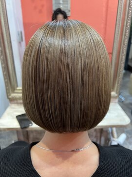 エヌトゥーナ 表参道(Ntuna) ハイライトx髪質改善ストレート