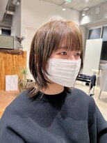 ライラ(Lyla)&nbsp;guest hair  マッシュウルフ ×ミントグレージュ