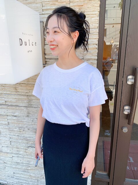 綺麗めルーズアップ×ヘアセット