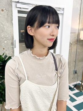 ノエ(noe) 切りっぱなしボブ