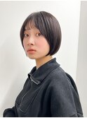 【長谷川】黒髪ぱっつんボブ