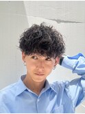 波巻きスパイラルパーマ/波巻きパーマ/波巻きツイスパ/マッシュ