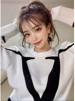 オリジンズヘアーセカンド 守谷店(Origins hair 2nd)&nbsp;アレンジヘア×グレージュ系カラー×BYKARTE TR