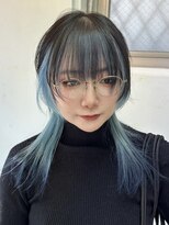 ヴェルデ(Verde)&nbsp;ウルフカット デザインカラー ダブルカラー ケアブリーチ