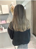 ハイライト バレイヤージュ 髪質改善