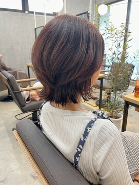 カフカヘア 吉祥寺店(kafka hair) ミディアムレイヤー　ウルフ　くびれミディアム