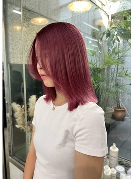 ネンドヘアー(nendo_hair) ボルドーカラー/カシスカラー