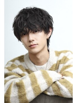 リップス 原宿(LIPPS) スパイラルパーマ　マッシュウルフ　ラウンドマッシュ