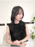 【amoretto_miu/Korean black/顔周りカット】