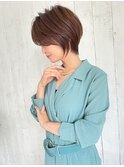 30代40代50代絶壁解消ひし形小顔前下がりショートボブ【ERIKA】