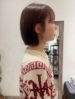 メルト 吉祥寺(melt)&nbsp;ローズブラウン切りっぱなしニュアンス吉祥寺20代小顔似合わせ