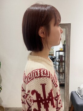 メルト 吉祥寺(melt) ローズブラウン切りっぱなしニュアンス吉祥寺20代小顔似合わせ