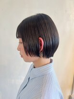 ムード マグ レーベル 南松本(MOOD Mag Label)&nbsp;20代30代大人可愛い小顔ショートカット丸み前上がりカット