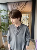 柔らかアッシュブラウンカラー