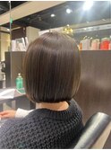 乾かすだけでまとまるこなれボブ