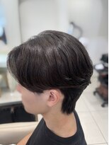 アッシュ 池袋店(Ash)&nbsp;センターパート/曲がる縮毛矯正/メンズ縮毛矯正 ＃池袋駅