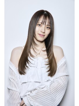 浪漫館 サンク(CINQ) シースルーバング×艶感ストレートレイヤー