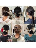 成人式/卒業式ヘアセット/振袖ヘアセット/袴ヘアセット