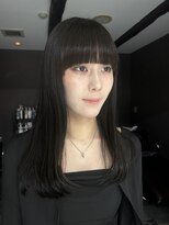 ヘアー アイス ルーチェ(HAIR ICI LUCE)&nbsp;ワイドバング/フルバング/前髪カット/ミディアムレイヤー