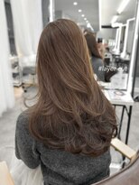 プラチナ(PLATINA)&nbsp;レイヤーカット顔まわり前髪セミロング20代30代40代