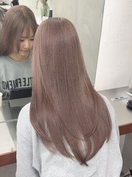 ニコ トウキョウ 渋谷(nico TOKYO) ダブルカラーミルクティーベージュピンクブラウンロングレイヤー