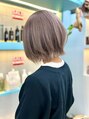 マノ 千歳烏山(MaNO)&nbsp;ブリーチカラー得意です☆くびれと合わせるとより透明感アップ♪