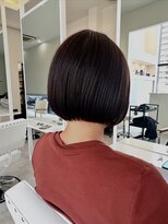 ジュベ 別府店(juve.)&nbsp;別府ショートボブ顔まわりレイヤーカット髪質改善カラー30代