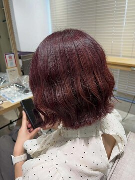 ラピスタ 池袋(Lapista) 韓国ヘアハッシュカットダブルハイライトカラー【Lapista池袋】