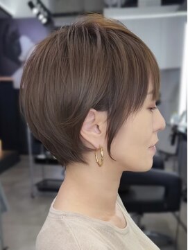 ブレス ヘアデザイン(BLESS hair design) 静岡駅ハンサムショートボブショートカット顔周りレイヤーカット