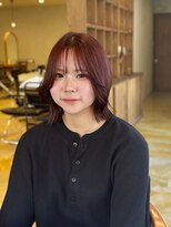 カノエ 下関熊野店(canoe) 切りっぱなしボブ/髪質改善縮毛矯正/髪質改善