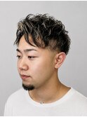 30代メンズハイライトナチュラルショート