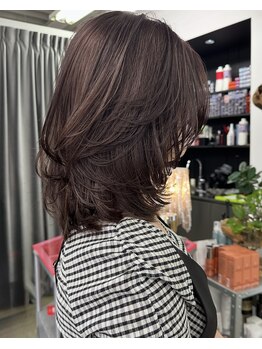 ウカン(UKAN.)の写真/似合わせカット+酸性ストレート+カラーを同日に施術が可能です。