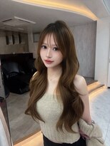 ロンドルピナス 小倉(Lond Lupinus)&nbsp;縮毛矯正/ワンホンレイヤー/ミルクティーブランド/ダークブルー