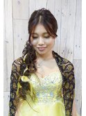 特別な日の　ヘアーセット　ダウンセットスタイル