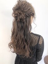 ビファインべクス(Befine becs) 【Befine京都】結婚式や二次会に!巻き髪たっぷりハーフアップ★