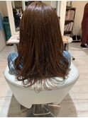 暖色系ツヤ髪ロング