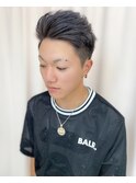外国人風ツーブロック